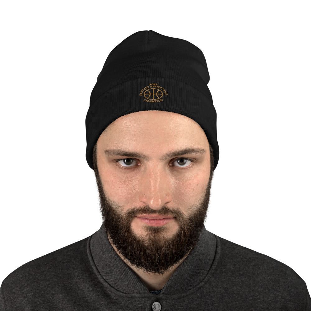 2022 Fantasy Basketball Champ Logo Beanie