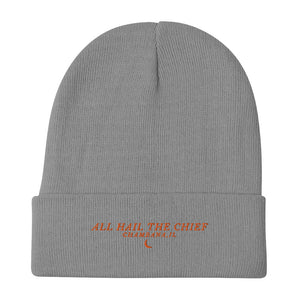 BLCK GRMN "All Hail The Chief" Embroidered Beanie