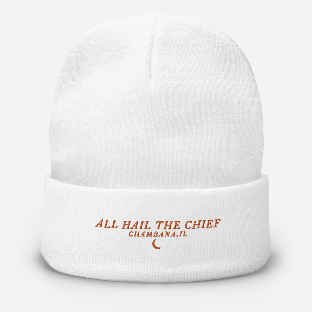 BLCK GRMN "All Hail The Chief" Embroidered Beanie