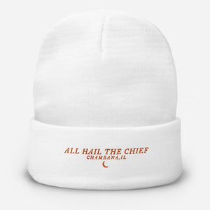 BLCK GRMN "All Hail The Chief" Embroidered Beanie