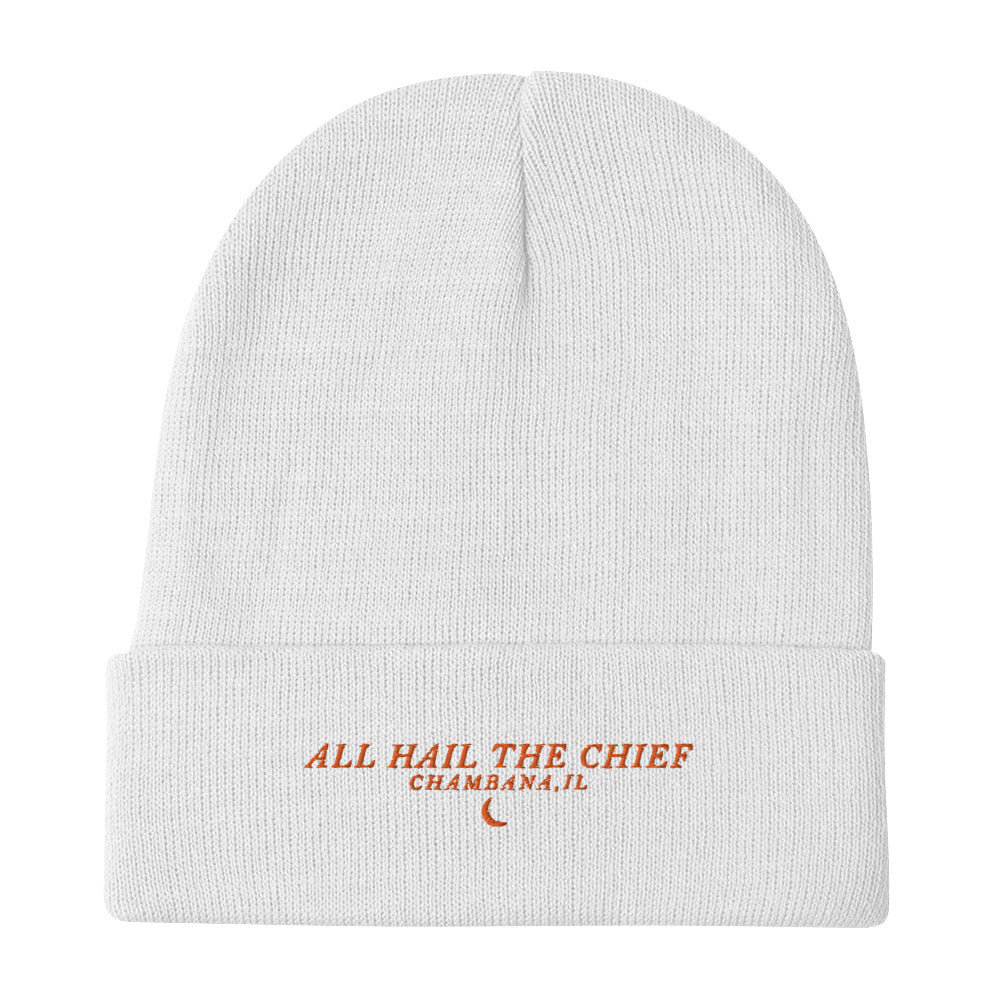 BLCK GRMN "All Hail The Chief" Embroidered Beanie