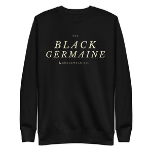 Black Germaine Brand Logo Sweater