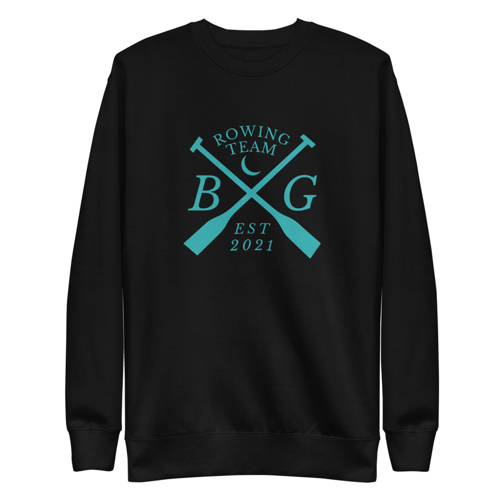 BLCK GRMN Teal Rowing Team Sweater