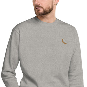 Moon Logo Olde Gold Embroidered Hoodie