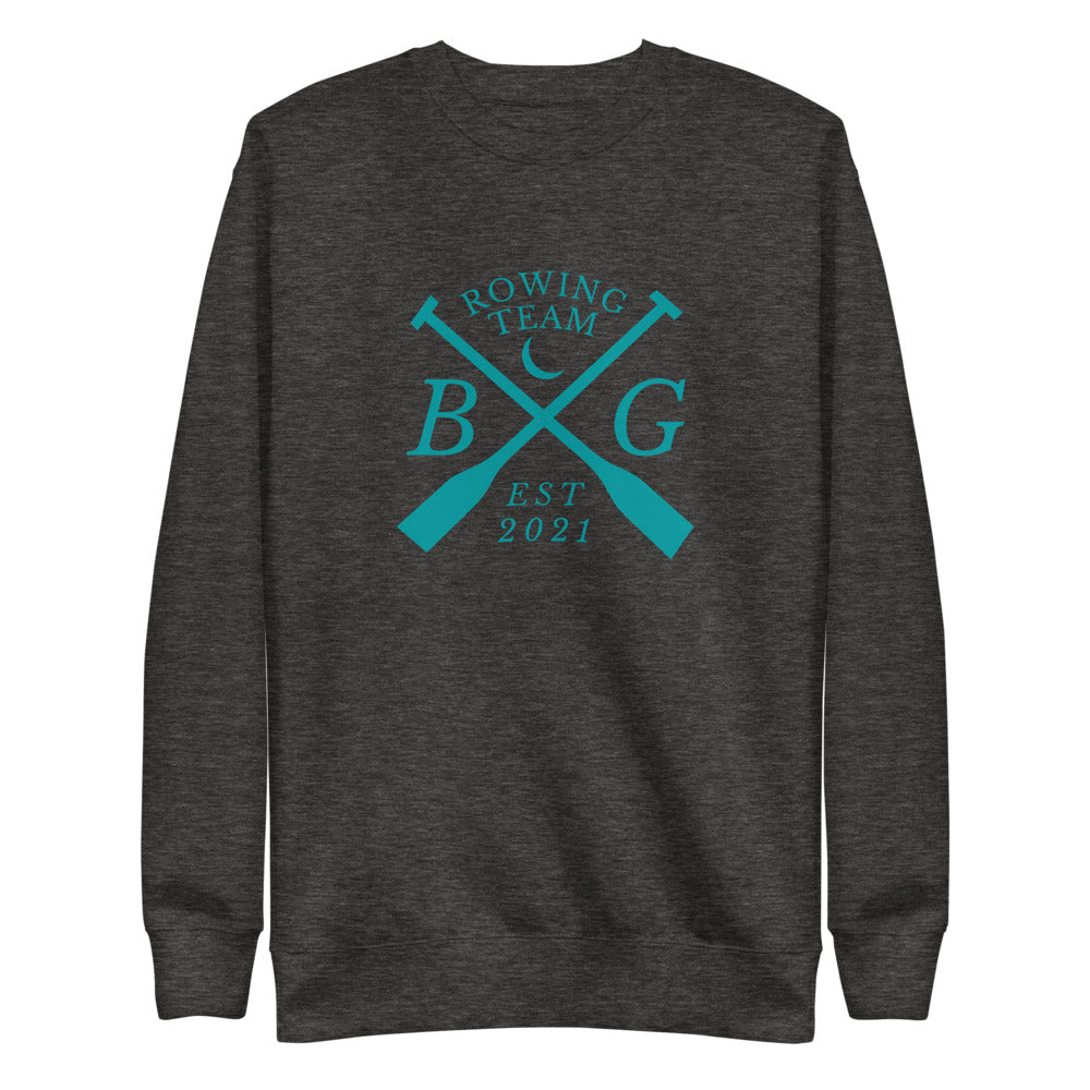 BLCK GRMN Teal Rowing Team Sweater