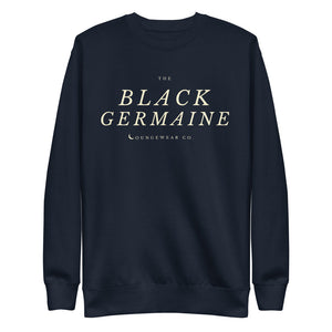 Black Germaine Brand Logo Sweater