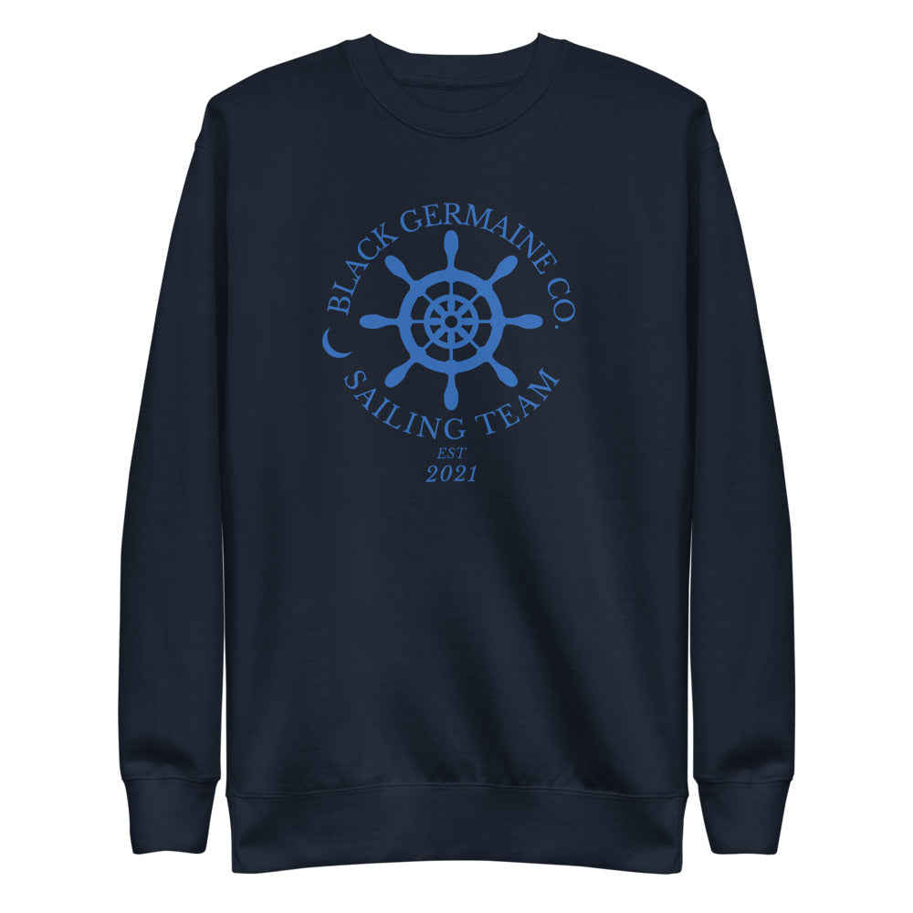 BLCK GRMN Blue Sailing Team Sweater