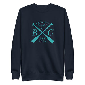 BLCK GRMN Teal Rowing Team Sweater