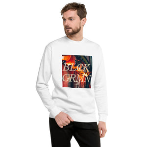 Black Germaine "Tokyo Nights" Crew Neck Sweater