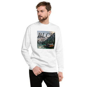 Black Germaine "Cabin Life" Crew Neck Sweater