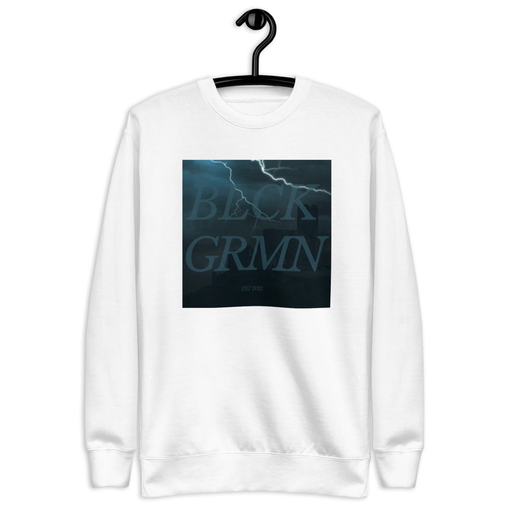 Black Germaine "Storm Breaker" Crew Neck Sweater