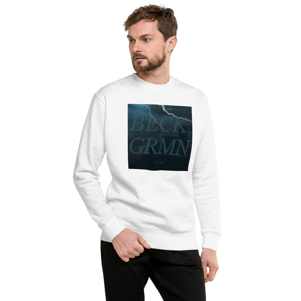 Black Germaine "Storm Breaker" Crew Neck Sweater