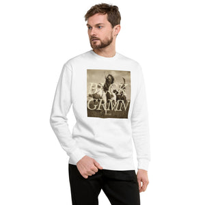 Black Germaine "Mohawk Chief" Crew Neck Sweater