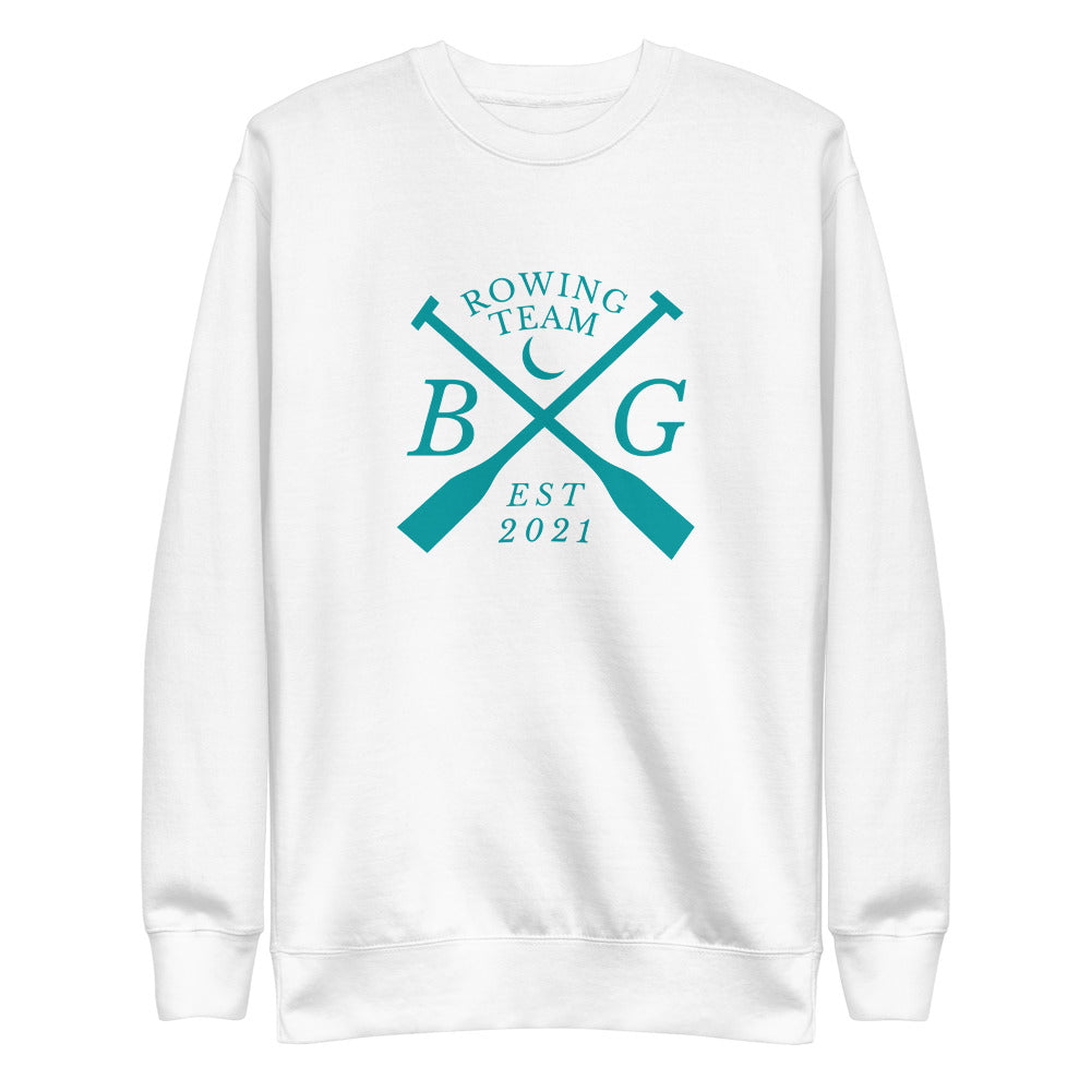 BLCK GRMN Teal Rowing Team Sweater