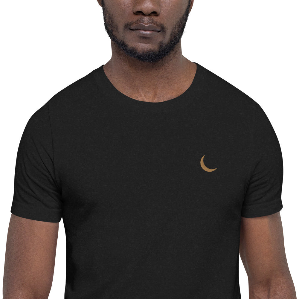 Black Germaine "Olde Gold Moon Logo" T-Shirt