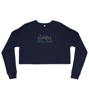 BLCK GRMN "Stay Zen" Crop Sweater