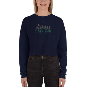 BLCK GRMN "Stay Zen" Crop Sweater