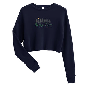 BLCK GRMN "Stay Zen" Crop Sweater