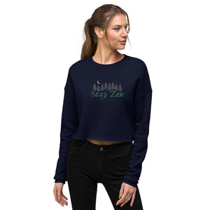 BLCK GRMN "Stay Zen" Crop Sweater