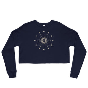 BLCK GRMN "Sun & Stars" Crop Sweater