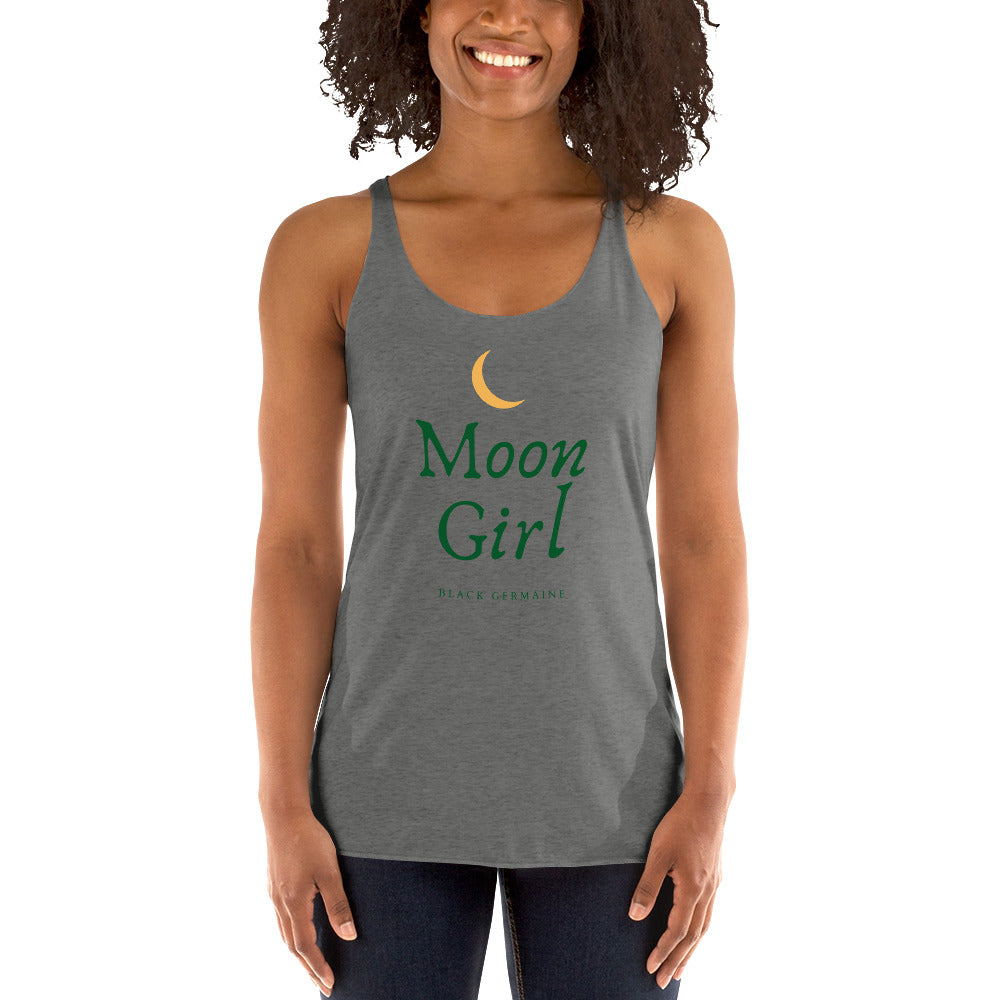 BLCK GRMN "Moon Girl Green" Racerback Tank