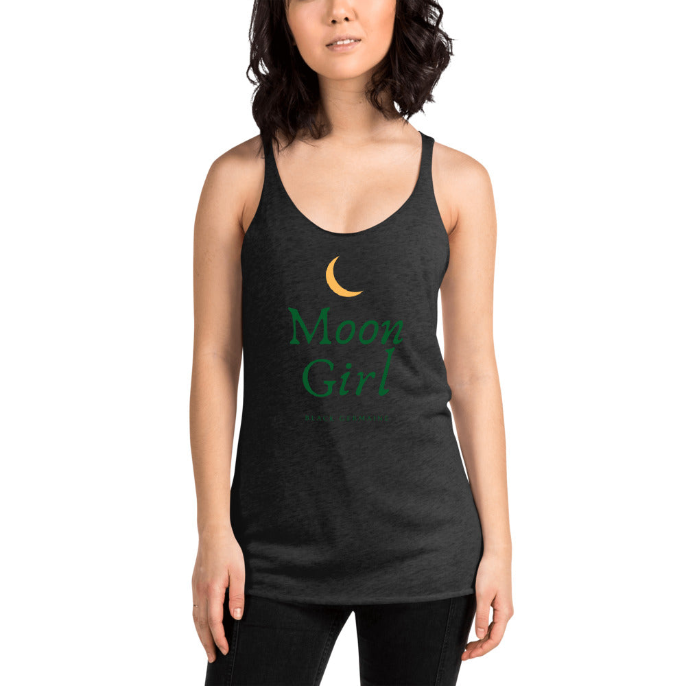 BLCK GRMN "Moon Girl Green" Racerback Tank