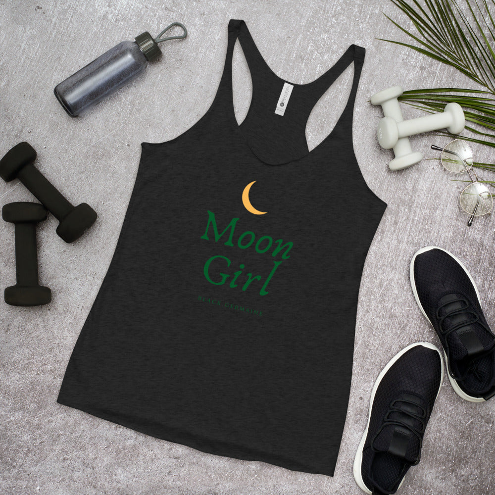 BLCK GRMN "Moon Girl Green" Racerback Tank
